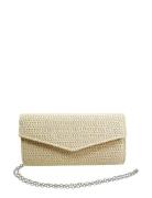 Nathalie Straw Clutch Natur White Pipol's Bazaar