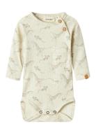 Nbmgio Bop Ls Slim Body Lil Beige Lil'Atelier