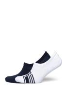 Th Men Footie Hc 2P Monogram Stripe White Tommy Hilfiger