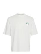 Cfconrad 0197 Relaxed Tee W. Fish P White Casual Friday