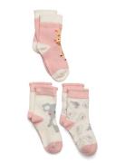 Knitted Socks 3 Pair Pink United Colors Of Benetton