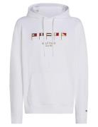 Hilfiger Multi Flags Hoody White Tommy Hilfiger