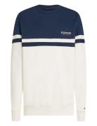 Monotype Colourblock Sweatshirt Navy Tommy Hilfiger