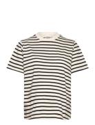 Olmlivina S/S Stripe Tee Jrs White Only Maternity