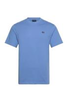 Classic Organic Cotton Logo Tee Blue Lexington Clothing