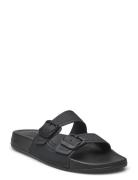 Iqushion Two-Bar Buckle Slides Black FitFlop