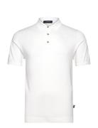 Polo S/S With Buttons White Lindbergh