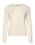 Rmwsandra Ls Regular Cardigan Cream RM By Rosemunde
