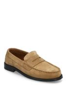 Miles Penny Loafer - Earth Suede Beige Garment Project