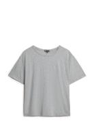 Studios Dropped Shoulder Tee Grey Superdry