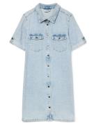 Vmjennie Ss Short Denim Dress Ga Noos Blue Vero Moda