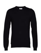 Ecovero L/S O-Neck Knit Black Lindbergh