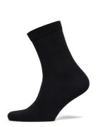 Johanna Organic Wool Socks Black Swedish Stockings