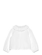Cheesecloth Cotton Blouse White Mango