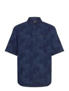 Popover Shirt Ss Blue Lee Jeans