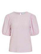 Vikally O-Neck 2/4 Top - Noos Pink Vila