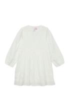 Vmtrine Ls Lace Short Dress Wvn Ga Girl White Vero Moda Girl