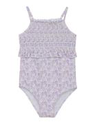 Swimsuit Flower Patterned Creamie