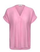Rwroa Sl Regular Blouse Pink Rosemunde