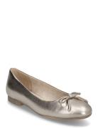 Woms Ballerina Gold Tamaris