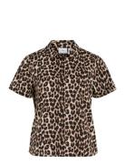 Vivalencia Lio S/S Shirt Brown Vila