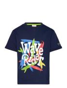 Knit T-Shirt Navy Boboli