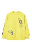 Fleece Sweatshirt Yellow Boboli