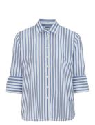 Mimmi Striped Shirt Blue Newhouse