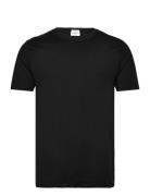 Organic Slub Yarn O-Neck Tee S/S Black Lindbergh