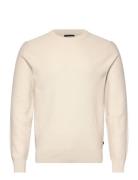M Cotton Structure Sweater Cream J. Lindeberg