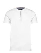Ribbed Granddad Tee S/S White Lindbergh