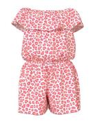 Nkfvinaya Ss Playsuit Fffff Noos Red Name It
