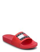 Tommy Jeans Flag Pool Slide Red Tommy Hilfiger
