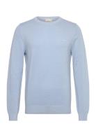Cotton Pique C-Neck Blue GANT