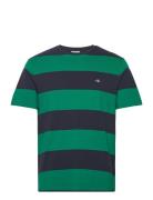Bar Stripe Ss T-Shirt Green GANT