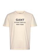 Small Graphic Printed T-Shirt Cream GANT