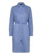 Isa Linen Shirt Dress Blue Lexington Clothing