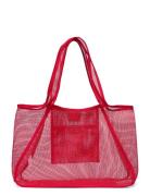 Mesh Shopper Bag Pink Mango