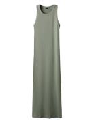 Nlfhinaja Sl Long Solid Tank Dress Green LMTD
