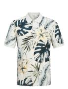 Jjhawaii Aop Polo Ss Blue Jack & J S