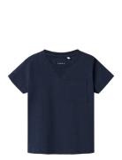 Nmmfreddi Nreg Ss Top Box Navy Name It