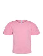 Vmpanna Puff Ss Top Jrs Girl Pink Vero Moda Girl