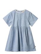 Dress S/S Elma Blue Wheat