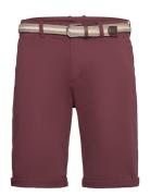 Superflex Chino Shorts Burgundy Lindbergh