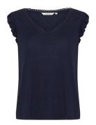 Crluna Jersey T-Shirt Navy Cream