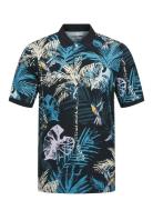 Jjhawaii Aop Polo Ss Black Jack & J S