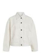 Vipal L/S Denim Jacket/Bfs White Vila