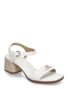 Mandy Mid Sandal White Michael Kors