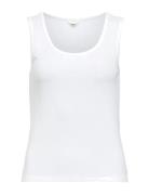 Objjamie S/L Sli Tank Top Noos White Object