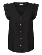 Byfalakka Ruffle Shirt - Black B.young